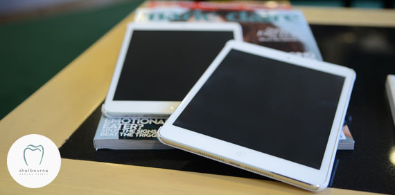 Ipad Minis at Shelbourne Dental Clinic