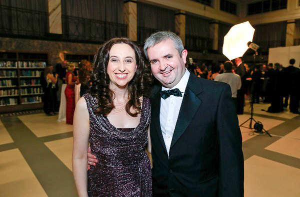 Karl with his wife Claire